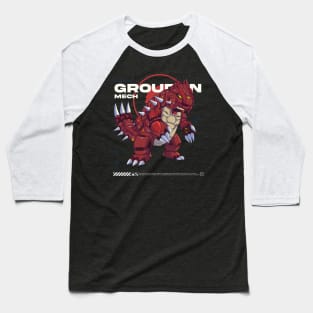 Mecha Groudun Baseball T-Shirt